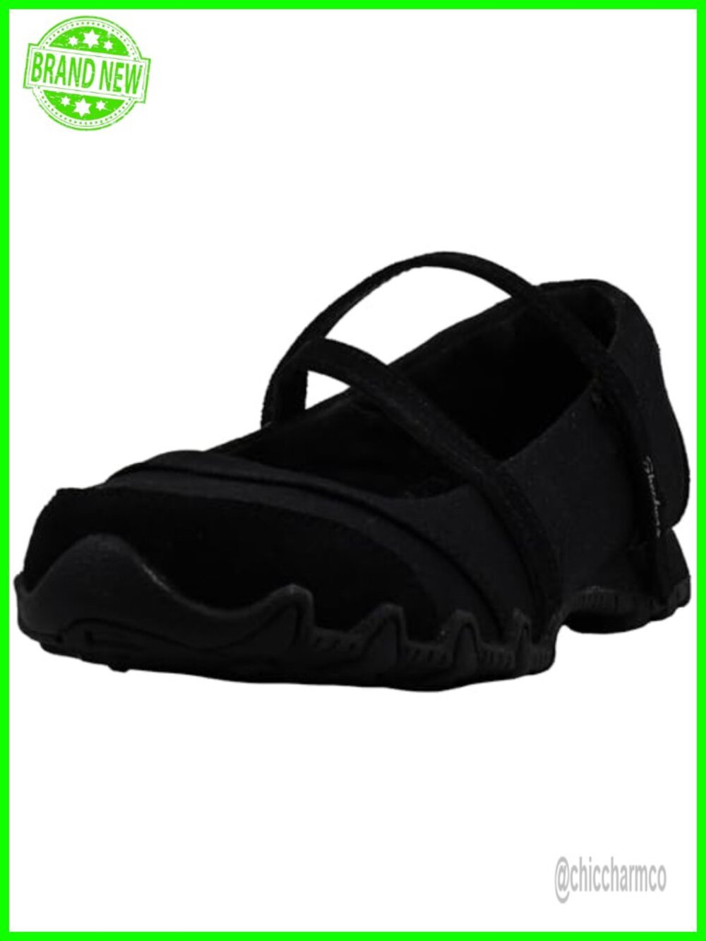 Skechers Mary Jane Flats Women's Slip On Comfort Shoes Low Heel